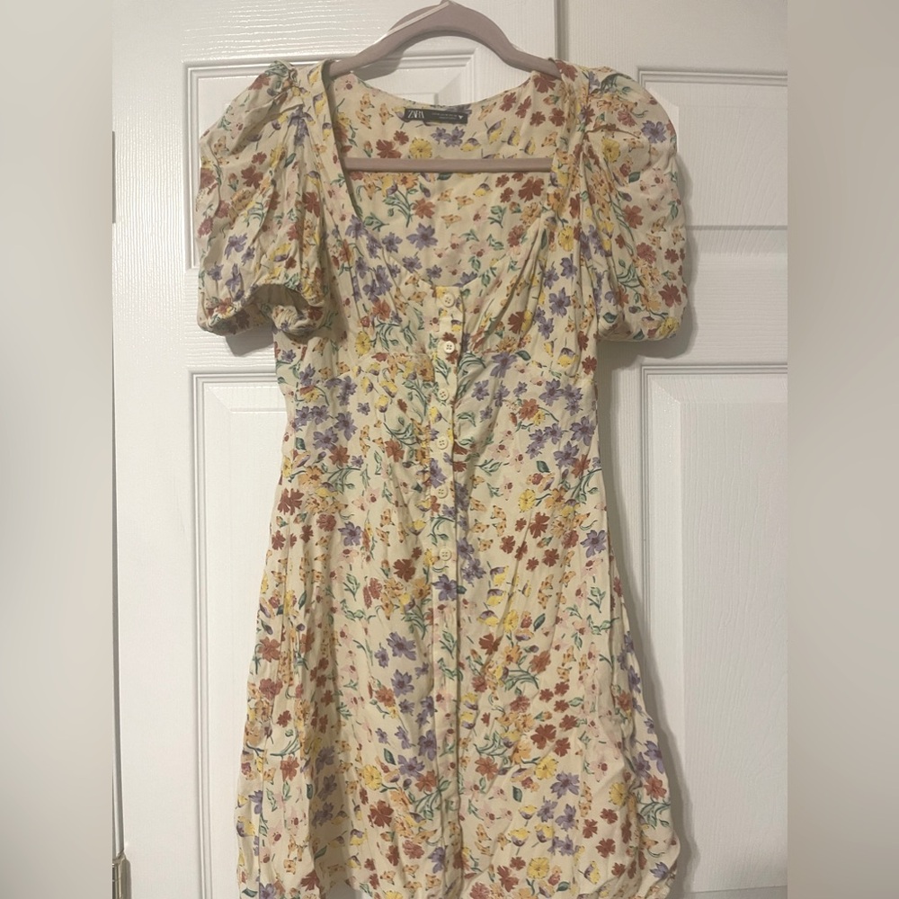 Zara floral dress
